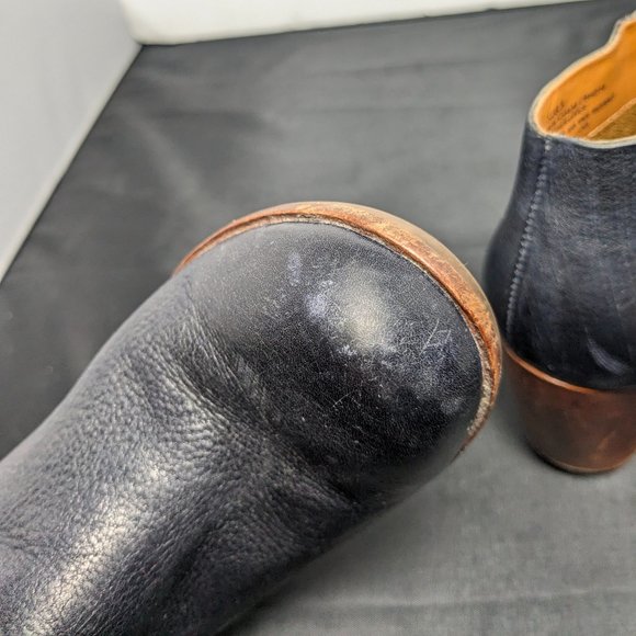 Kork-Ease Natalya Wedge Booties, Blue - Picture 6 of 8